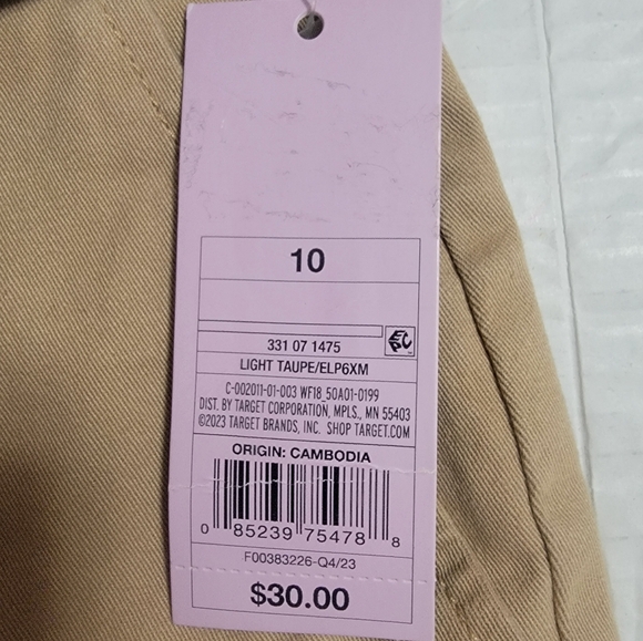 Wild Fable Mid-Rise Foldover Pants size 10 NWT - Picture 10 of 10